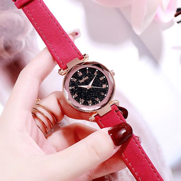 wristwatches fashion starry sky luminous women watch leather strap rose gold casual quartz ladies female girls clock relogio feminino, Slivery;brown
wristwatches fashion starry sky luminous women watch leather strap rose gold casual quartz ladies female girls clock relogio feminino, Slivery;brown