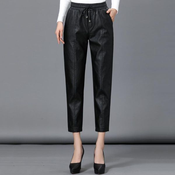 women's pants & capris pu leather female harem high waist sheepskin pencil large size elastic trousers autumn winter, Black;white
women's pants & capris pu leather female harem high waist sheepskin pencil large size elastic trousers autumn winter, Black;white