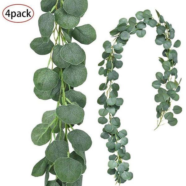decorative flowers & wreaths 4 pack artificial eucalyptus garland faux silver dollar leaves vines greenery table runner wedding backdrop a
decorative flowers & wreaths 4 pack artificial eucalyptus garland faux silver dollar leaves vines greenery table runner wedding backdrop a