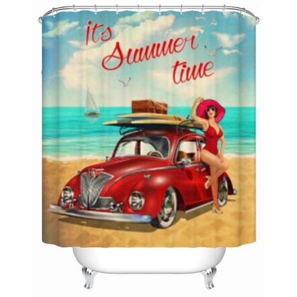 shower curtains summer holiday poster curtain retro car decor bathroom polyester bathtub with hooks waterproof
shower curtains summer holiday poster curtain retro car decor bathroom polyester bathtub with hooks waterproof