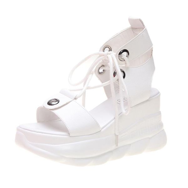 wedges summer shoes bandage women platform sandals on chunky heel 2021 female high white, Black
wedges summer shoes bandage women platform sandals on chunky heel 2021 female high white, Black