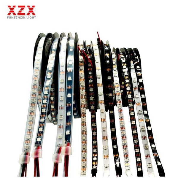 strips ws2812b led strip 30/60/74/96/144pixels/m smart rgb light black/white pcb ws2812 ic ip30/ip65/ip67 dc5v
strips ws2812b led strip 30/60/74/96/144pixels/m smart rgb light black/white pcb ws2812 ic ip30/ip65/ip67 dc5v