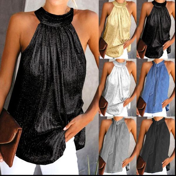 womens cami summer sleeveless vest halter neck tanks tunic ladies plus size s xl loose tees, White
womens cami summer sleeveless vest halter neck tanks tunic ladies plus size s xl loose tees, White