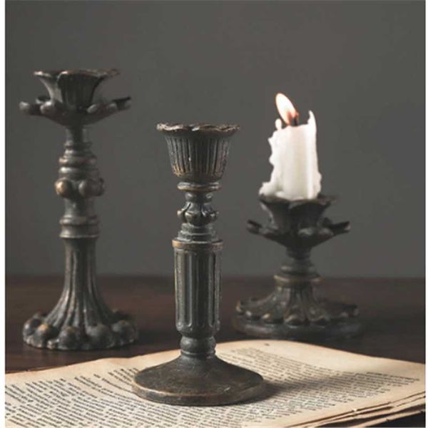 candle holders 1pc antique candlestick resin accessory retro holder french sconce nostalgic home decor
candle holders 1pc antique candlestick resin accessory retro holder french sconce nostalgic home decor