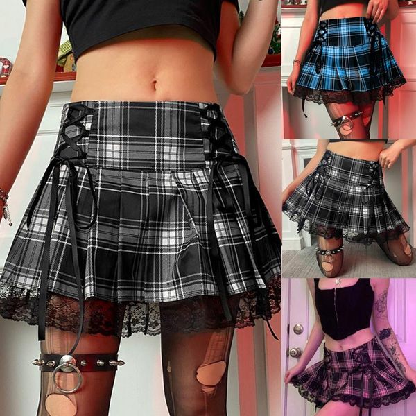 summer women lace skirts 2021 high waist pleated skirt style ladies sweet plaid mini for y2k dance streetwear, Black
summer women lace skirts 2021 high waist pleated skirt style ladies sweet plaid mini for y2k dance streetwear, Black