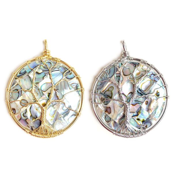 wojiaer new zealand abalone shell pendant pearl vintage tree of life wire wrap round beads women necklace diy jewelry bv916, Silver
wojiaer new zealand abalone shell pendant pearl vintage tree of life wire wrap round beads women necklace diy jewelry bv916, Silver