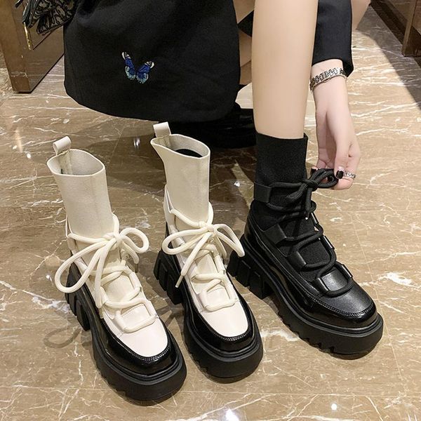 boots woman 2021 ladies casual stretch fabric socks fashion cross-tied women shoes platform gothic, Black
boots woman 2021 ladies casual stretch fabric socks fashion cross-tied women shoes platform gothic, Black