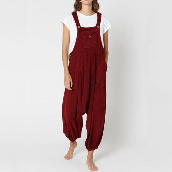 women's jumpsuits 2021 casual suspender rompers female solid overalls plus size pants spring trousers 5xl strap button jumpsuit, Black;white
women's jumpsuits 2021 casual suspender rompers female solid overalls plus size pants spring trousers 5xl strap button jumpsuit, Black;white