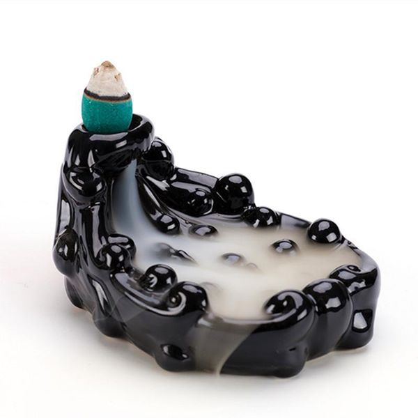 fragrance lamps small mountain backflow incense burner smoke waterfall holder ceramic home handicraft censer
fragrance lamps small mountain backflow incense burner smoke waterfall holder ceramic home handicraft censer