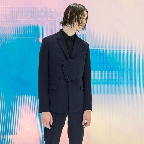 men's suits & blazers xs-5xl 2021 clothing fashion star gd hair stylist slim stitching irregular suit plus size singer costumes, White;black
men's suits & blazers xs-5xl 2021 clothing fashion star gd hair stylist slim stitching irregular suit plus size singer costumes, White;black