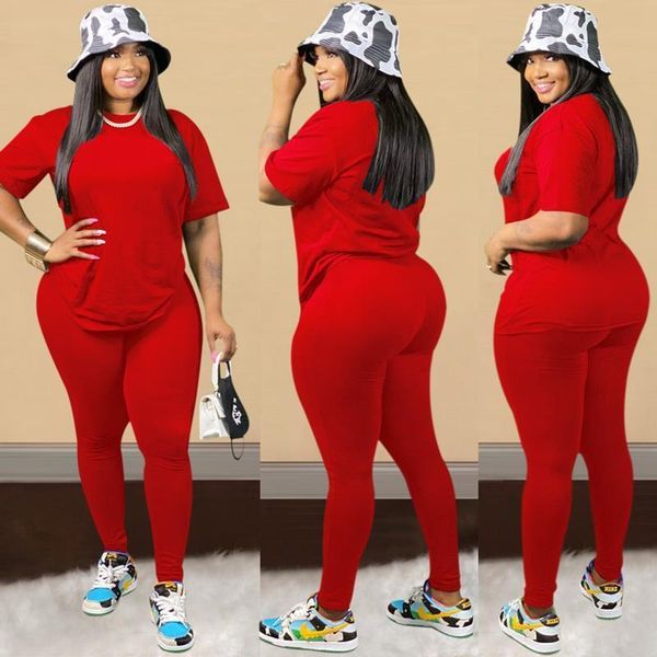 plus size two piece women tracksuits pants set black red t shirt and sport suits casual 2, Gray
plus size two piece women tracksuits pants set black red t shirt and sport suits casual 2, Gray