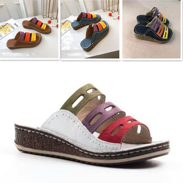 slippers summer wedge fish mouth lady color matching thick bottom increased shoes roman style sandals plus size:35-43, Black
slippers summer wedge fish mouth lady color matching thick bottom increased shoes roman style sandals plus size:35-43, Black