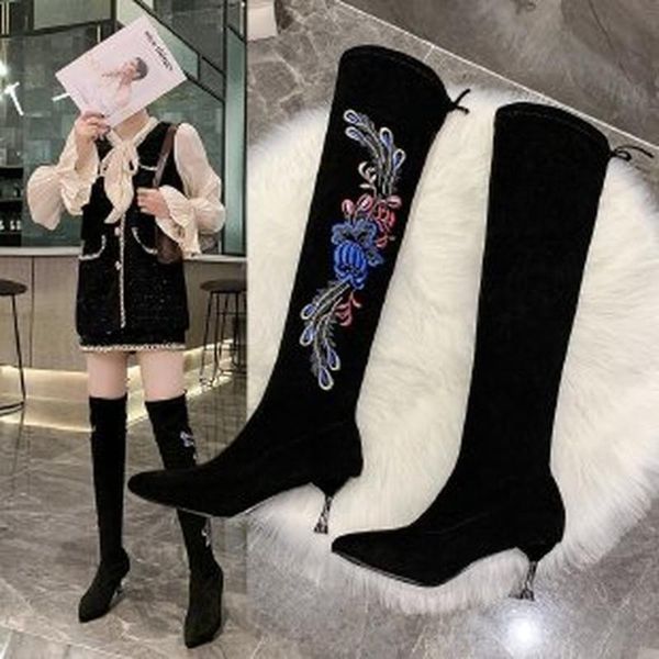boots women's over the knee embroidered high 2021 ladies casual winter warm snow black heels women
boots women's over the knee embroidered high 2021 ladies casual winter warm snow black heels women