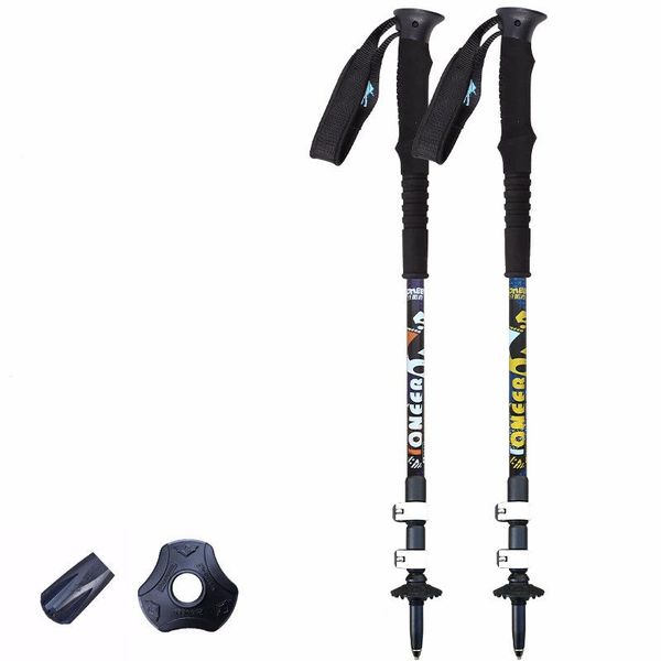 trekking poles pioneer 1pair aluminum alloy walking sticks ultralight pole 3 sections alpenstock hiking cane for outdoor climbing
trekking poles pioneer 1pair aluminum alloy walking sticks ultralight pole 3 sections alpenstock hiking cane for outdoor climbing