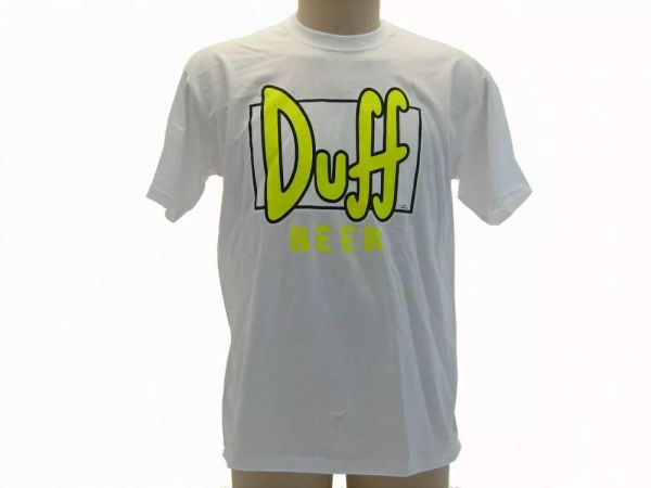 t shirt simpsons duff man jersey shirt white boy original duff beer, White;black
t shirt simpsons duff man jersey shirt white boy original duff beer, White;black