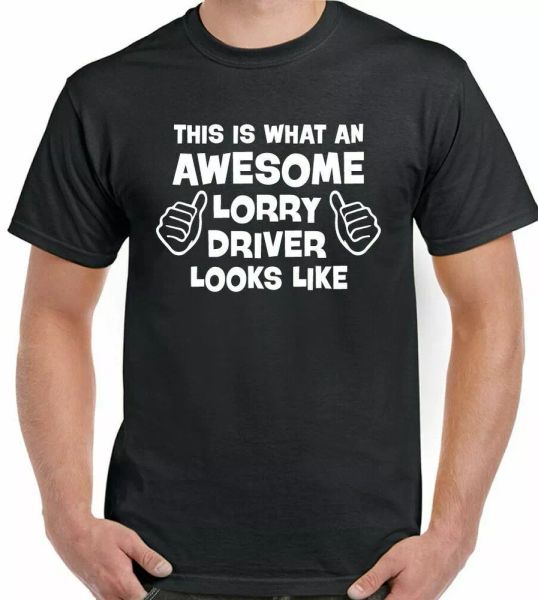 lorry driver t-shirt mens funny scania truck this is what an awesome looks like, White;black
lorry driver t-shirt mens funny scania truck this is what an awesome looks like, White;black
