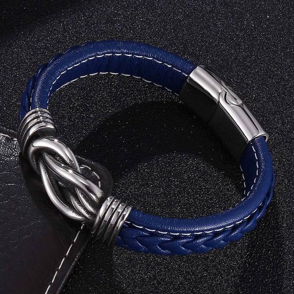 charm bracelets men fashion jewelry blue leather bracelet punk style stainless steel magnet clasp male wristband man bangles gift sp0773, Golden;silver
charm bracelets men fashion jewelry blue leather bracelet punk style stainless steel magnet clasp male wristband man bangles gift sp0773, Golden;silver