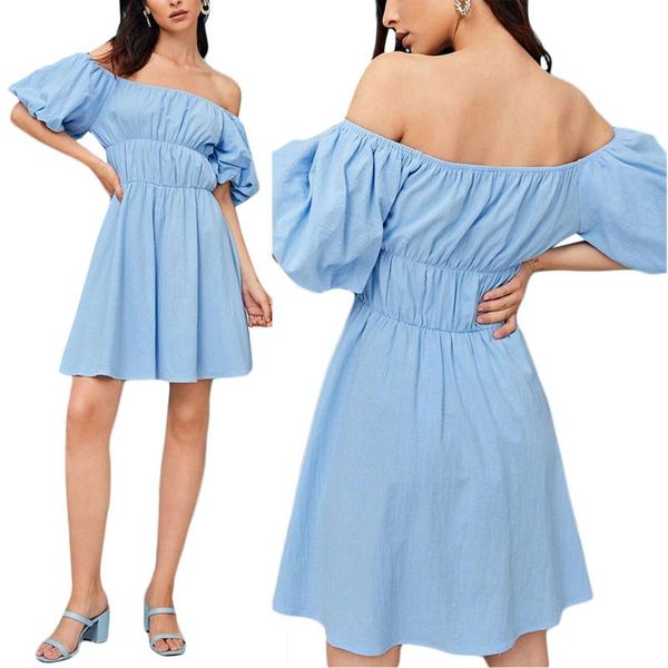 casual dresses short sleeve off shoulder dress women fashion solid color streetwear ladies female party princess vestidos, Black;gray
casual dresses short sleeve off shoulder dress women fashion solid color streetwear ladies female party princess vestidos, Black;gray