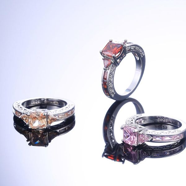 wedding rings claw set square zircon ring for women fashion multicolor engagement jewelry accessories, Slivery;golden
wedding rings claw set square zircon ring for women fashion multicolor engagement jewelry accessories, Slivery;golden