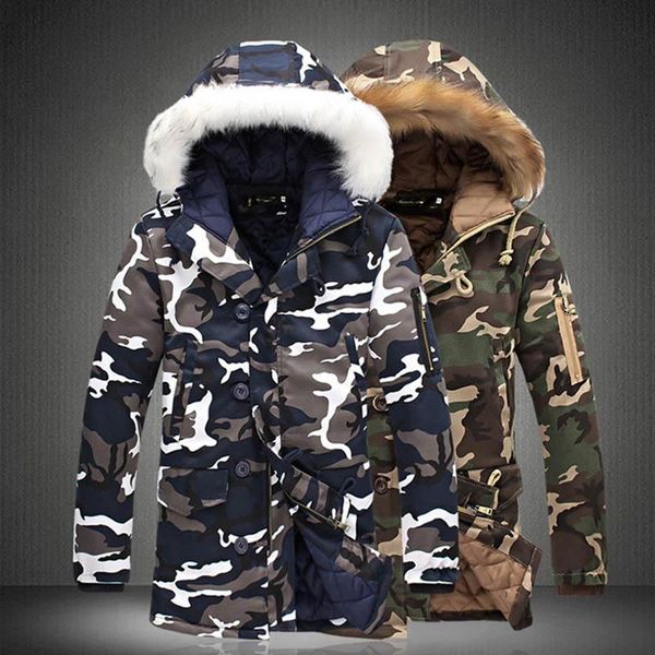 men's jackets men camouflage hooded coats camo casual parkas outerwear faux fur collar warm jacket h8, Black;brown
men's jackets men camouflage hooded coats camo casual parkas outerwear faux fur collar warm jacket h8, Black;brown