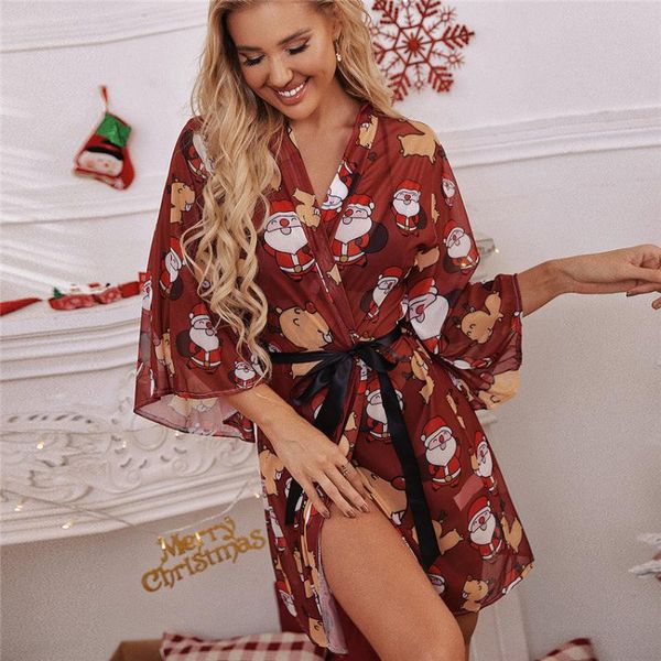 women's sleepwear summer bath robe grid mesh christmas kimono night dress xmas gift for ladies, Black;red
women's sleepwear summer bath robe grid mesh christmas kimono night dress xmas gift for ladies, Black;red