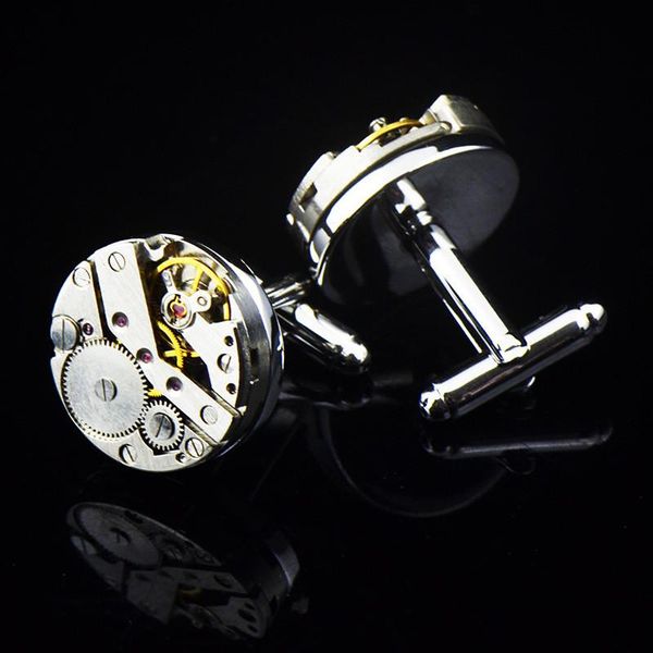 cuff link and tie clip sets 2pcs women men mechanical watch movement cufflinks shirt sleeve buttons stainless steel links neck, Silver;golden
cuff link and tie clip sets 2pcs women men mechanical watch movement cufflinks shirt sleeve buttons stainless steel links neck, Silver;golden