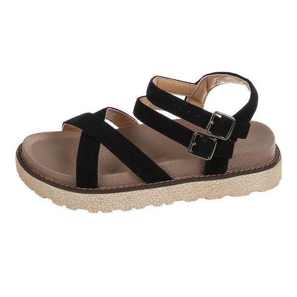 sandals 2021 summer korean version of the thick-soled casual all-match large size increase women's shoes, Black
sandals 2021 summer korean version of the thick-soled casual all-match large size increase women's shoes, Black