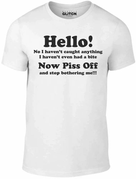 i haven't had a bite funny fishing men's t-shirt - sport joke humour gift xmas, White;black
i haven't had a bite funny fishing men's t-shirt - sport joke humour gift xmas, White;black