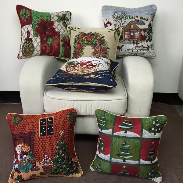 christmas gift cotton double face cushion cover american country bar cafe sofa tree elk decor pillocase cushion/decorative pillow
christmas gift cotton double face cushion cover american country bar cafe sofa tree elk decor pillocase cushion/decorative pillow