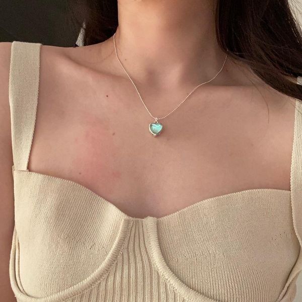 pendant necklaces 2021 love for women stainless steel crystal heart pendants necklace luxury trendy party aesthetic jewellery, Silver
pendant necklaces 2021 love for women stainless steel crystal heart pendants necklace luxury trendy party aesthetic jewellery, Silver
