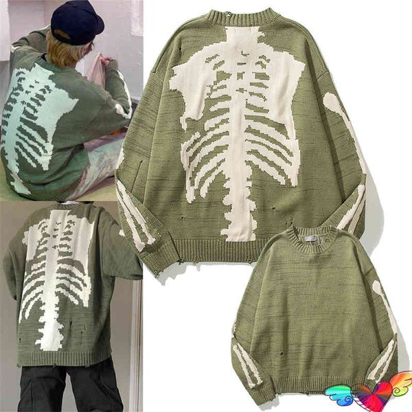 hip hop kapital sweatshirt men women skull skeleton embroidered bone hoodie knitted long sleeve o-neck, Blue;black
hip hop kapital sweatshirt men women skull skeleton embroidered bone hoodie knitted long sleeve o-neck, Blue;black