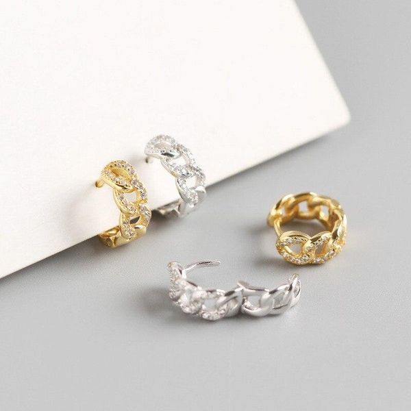jazaz luxury pave crystal zircon cuban chain stud earrings for women femme real 925 sterling silver fine jewelry hoop & huggie, Golden;silver
jazaz luxury pave crystal zircon cuban chain stud earrings for women femme real 925 sterling silver fine jewelry hoop & huggie, Golden;silver