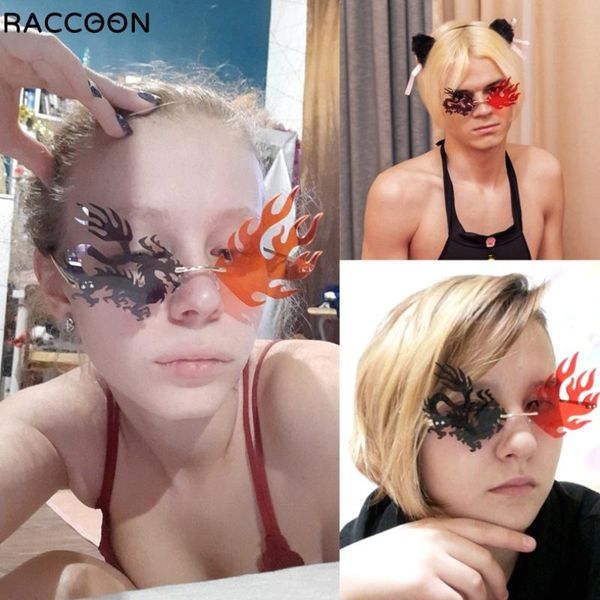 sunglasses sun chinese long style rimless phoenix wing lens women trending glasses men trendy unique s eyewear, White;black
sunglasses sun chinese long style rimless phoenix wing lens women trending glasses men trendy unique s eyewear, White;black