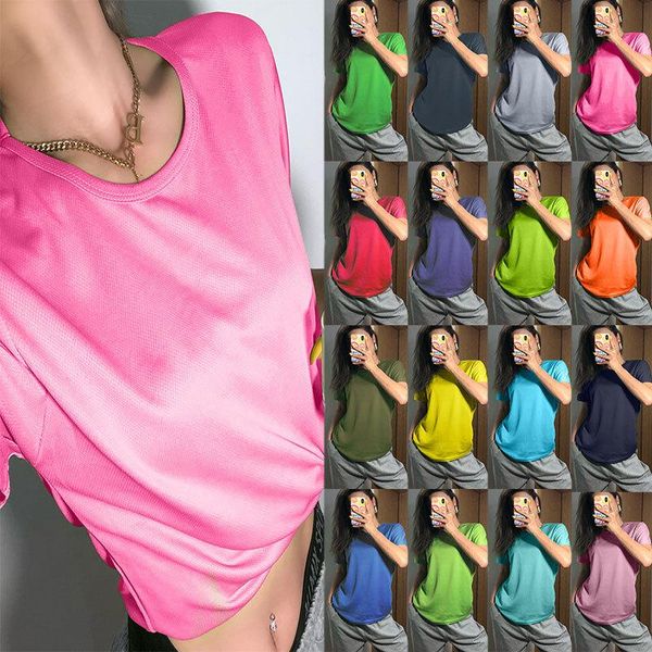 women's t-shirt quick-drying clothes t shirt solid summer short sleeve roud neck harajuku s-5xl plus size womens clothing y2071a, White
women's t-shirt quick-drying clothes t shirt solid summer short sleeve roud neck harajuku s-5xl plus size womens clothing y2071a, White