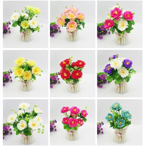 decorative flowers & wreaths 7 heads/1 bundle 30 cm silk tea roses bride bouquet for christmas home wedding stage decoration fake plants art
decorative flowers & wreaths 7 heads/1 bundle 30 cm silk tea roses bride bouquet for christmas home wedding stage decoration fake plants art