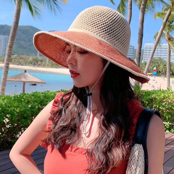 wide brim hats breathable sunscreen sun hat girl cap fashion women's for summer outdoor fisherman straw women, Blue;gray
wide brim hats breathable sunscreen sun hat girl cap fashion women's for summer outdoor fisherman straw women, Blue;gray