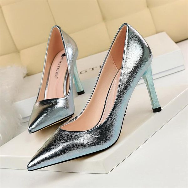 dress shoes 2021 leather women pumps fashion office ladies bridal tacones mujer gold silver blue high heels wedding zapatos, Black
dress shoes 2021 leather women pumps fashion office ladies bridal tacones mujer gold silver blue high heels wedding zapatos, Black