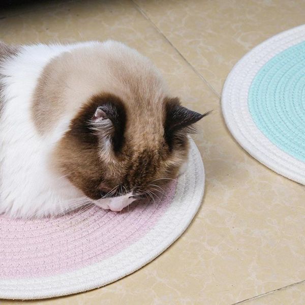 pet cat dog cotton woven thread mat grinding claw mattress knitted scratch blanket portable accessories supply beds & furniture
pet cat dog cotton woven thread mat grinding claw mattress knitted scratch blanket portable accessories supply beds & furniture