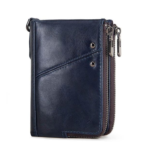 anti-theft brushed rfid leather men's wallet multifunctional double zipper vertical unique coin purse wallets, Red;black
anti-theft brushed rfid leather men's wallet multifunctional double zipper vertical unique coin purse wallets, Red;black