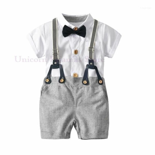 clothing sets born boys gentlemen suspenders rampers 2pcs infantil bodysuits for baby toddlers cotton clothes suits overalls1, White
clothing sets born boys gentlemen suspenders rampers 2pcs infantil bodysuits for baby toddlers cotton clothes suits overalls1, White