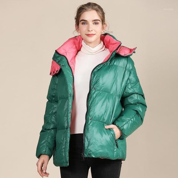 meilong plus size down cotton-padded jacket for ladies winter contrasting colour hooded bread outerwear women's & parkas, Black
meilong plus size down cotton-padded jacket for ladies winter contrasting colour hooded bread outerwear women's & parkas, Black