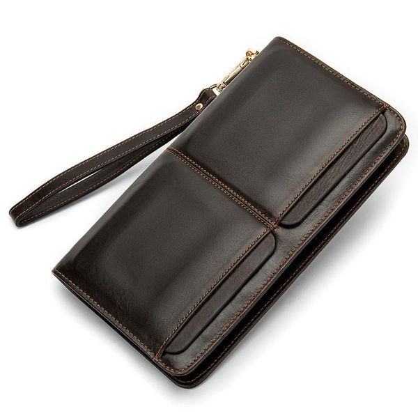 wallets genuine leather men's wallet zipper coins purses casual made of designer clutch bags business card holder, Red;black
wallets genuine leather men's wallet zipper coins purses casual made of designer clutch bags business card holder, Red;black
