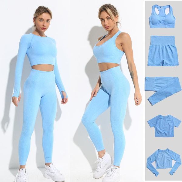 yoga outfit women fitness suit five piece set european and american high waist hip lifting point seamless sports female
yoga outfit women fitness suit five piece set european and american high waist hip lifting point seamless sports female
