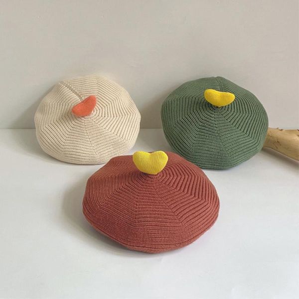 winter and autumn kids children cool wind knitted berets curling pumpkin hat with 3d love painter's cap baby's wool caps & hats, Yellow
winter and autumn kids children cool wind knitted berets curling pumpkin hat with 3d love painter's cap baby's wool caps & hats, Yellow