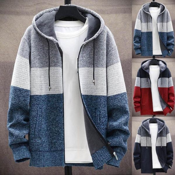 men's jackets sweater jacket men mens coat hooded korean casual plush thickened knitted zipper warm 2021, Black;brown
men's jackets sweater jacket men mens coat hooded korean casual plush thickened knitted zipper warm 2021, Black;brown