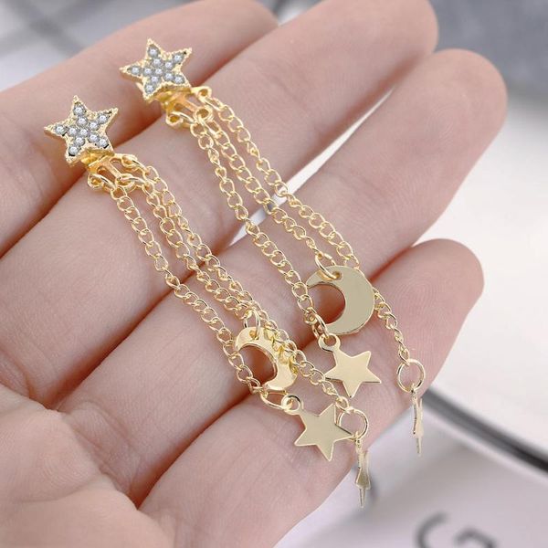 stud fashion 2021 trendy women flower ear star moon earrings dangle party jewelry gift christmas luxurious, Golden;silver
stud fashion 2021 trendy women flower ear star moon earrings dangle party jewelry gift christmas luxurious, Golden;silver