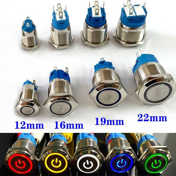 switch 12/16/19/22mm waterproof metal push button led light momentary latching car engine power 5v 12v 24v 220v red blue
switch 12/16/19/22mm waterproof metal push button led light momentary latching car engine power 5v 12v 24v 220v red blue