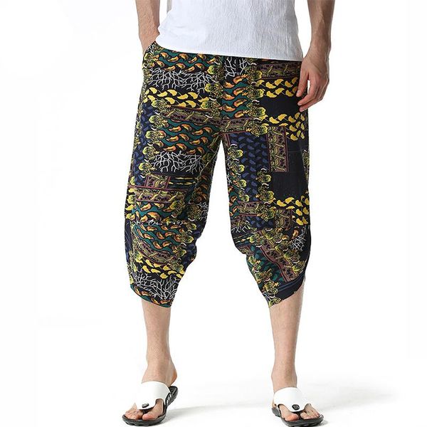 mens trousers 2021 linen calf-length print pants men hawaiian baggy harem casual breathable harajuku streetwear men's, Black
mens trousers 2021 linen calf-length print pants men hawaiian baggy harem casual breathable harajuku streetwear men's, Black