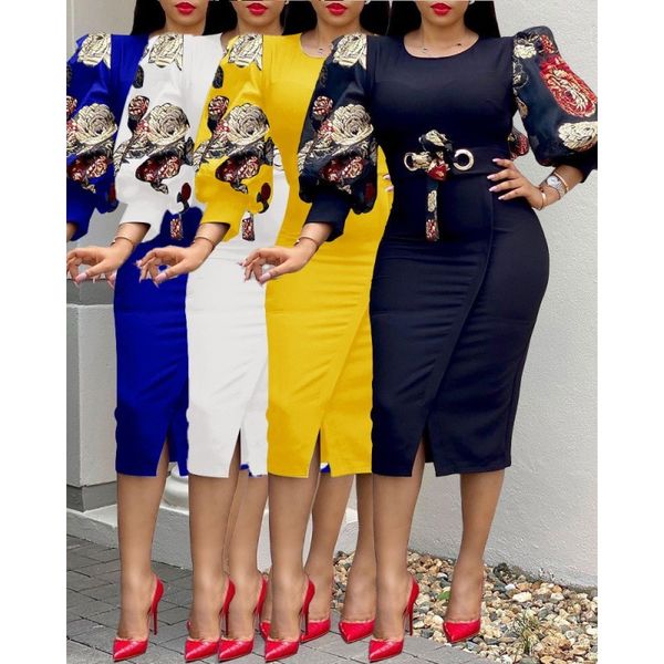 casual dress fashion african for women spring autumn dashiki africa style print rich bazin office lady midi kmpm, Black;gray
casual dress fashion african for women spring autumn dashiki africa style print rich bazin office lady midi kmpm, Black;gray