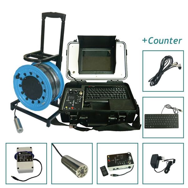 cameras 8 inch monitor control box waterproof ip68 borehole water well detector 30m to 100m soft cable
cameras 8 inch monitor control box waterproof ip68 borehole water well detector 30m to 100m soft cable